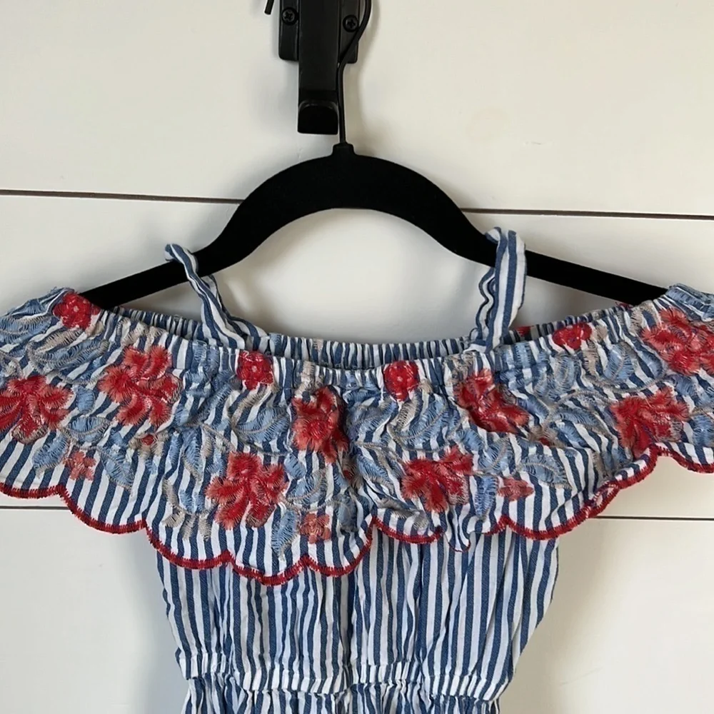Trendy Spaghetti Strap Off the Shoulder Jumpsuit